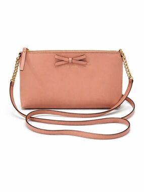 Kate Spade Declan Sawyer pink smooth leather Crossbody Bag